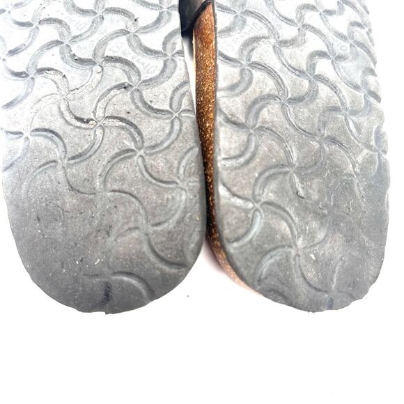 Birkenstocks Betula Birks Two Toe Strap Cork Leather Buckle Narrow 39 size 8 - Picture 7 of 9